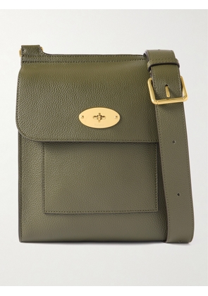 Mulberry - Antony Full-Grain Leather Messenger Bag - Men - Green