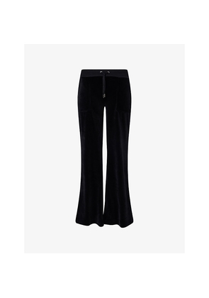 Womens Juicy Couture Layla Flared Stretch-Woven Jogging Bottoms
