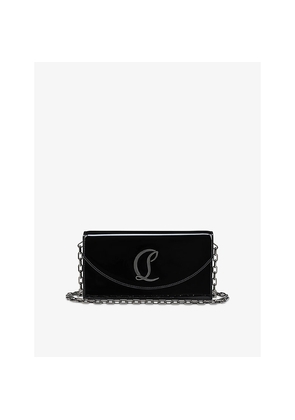 Womens Christian Louboutin Loubi54 Patent-Leather Cross-Body Bag