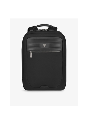 Womens Victorinox Mythic Deluxe Leather and Woven Backpack 45cm