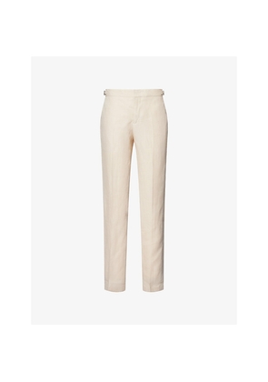 Mens Orlebar Brown Griffon Slim-Fit Straight-Leg Linen Shorts