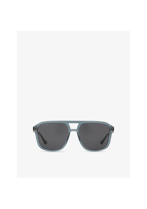 Gucci Gg1494S Square-Frame Acetate Sunglasses