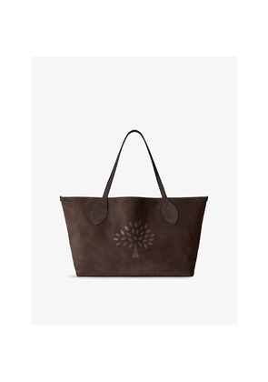 Womens Mulberry Oversized Tree Suede Tote Bag