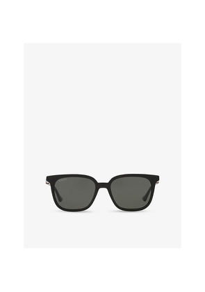 Gucci Gg1493S Square-Frame Acetate Sunglasses