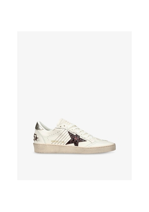 Womens Golden Goose Ball Star 12247 Leather  Low-Top Trainers
