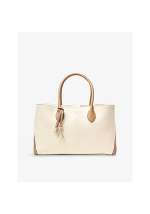 Womens Aspinal Of London London Leather Tote Bag