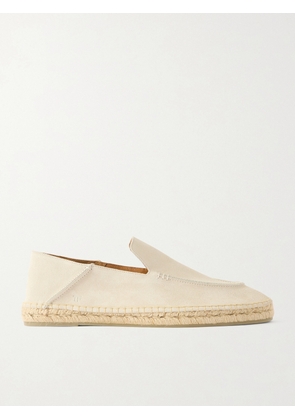 TOM FORD - Collapsible-Heel Suede Espadrilles - Men - Neutrals - EU 40