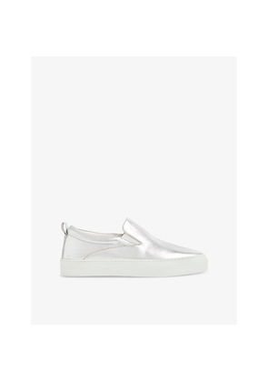Womens Whistles Kinsley Slip-On Low-Top Leather Trainers
