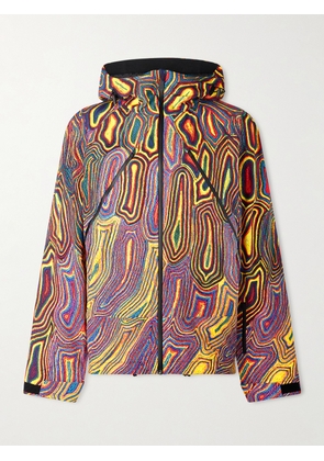 Aztech Mountain - Matthew Day Jackson Hayden Printed 3L Stretch-Nylon Hooded Ski Jacket - Men - Purple - S