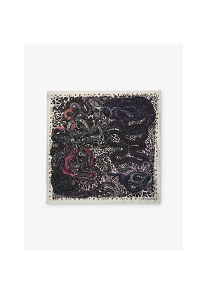 Womens Zadig&Voltaire Debbie Snake-Print Viscose and Silk-Blend Scarf