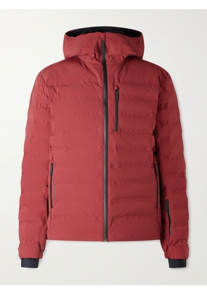 Aztech Mountain - Pyramid Quilted Hooded Ski Jacket - Men - Burgundy - S