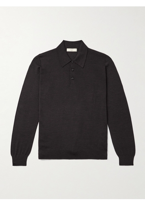 Purdey - Wool Polo Shirt - Men - Brown - S