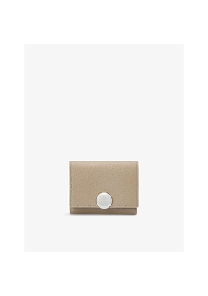 Womens Loewe Pebble Tri-Fold Small Leather Wallet
