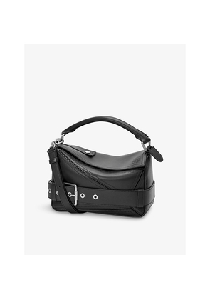 Womens Loewe Puzzle Biker Small Leather Cross-Body Bag