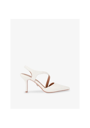 Womens Carvela Symmetry Faux-Leather Heeled Courts