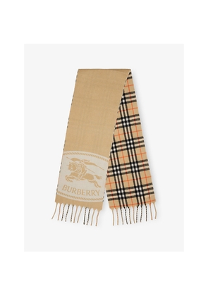 Burberry Knight Logo Cashmere Scarf