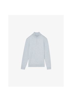 Mens Reiss Swinley Half-Zip Knitted Jumper