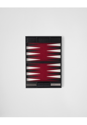 Saffiano Leather Backgammon Set