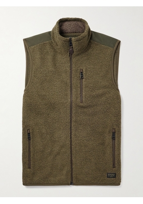 Purdey - Shell-Trimmed Bouclé Gilet - Men - Green - S