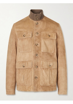Valstar - Brera Padded Suede Field Jacket - Men - Brown - IT 44