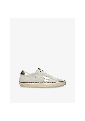 Womens Golden Goose Women's Super-Star Suede Low-Top Trainers