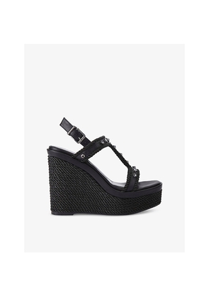 Womens Carvela Sorella Rope Wedge Sandals