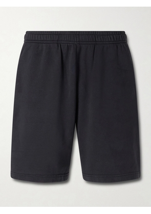 Acne Studios - Straight-Leg Cotton-Jersey Shorts - Men - Black - XS