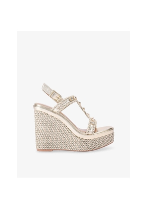 Womens Carvela Sorella Rope Wedge Sandals