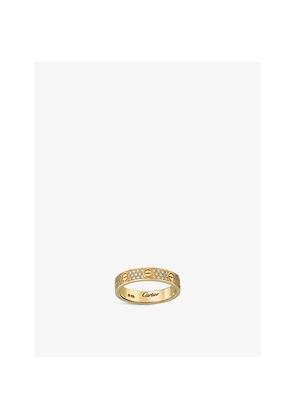 Cartier Love 18ct Yellow Gold and 88 Diamond-Paved Ring