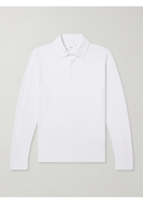 Mr P. - Cotton-Piqué Polo Shirt - Men - White - XS