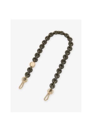 Womens Loewe Donut Leather Chain Strap