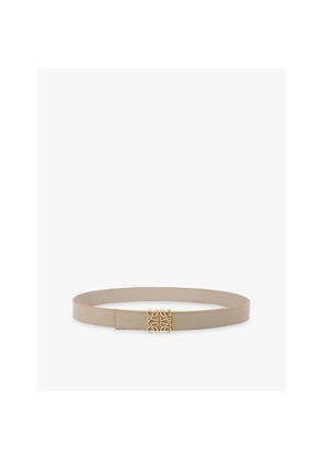 Womens Loewe Anagram Reversible Leather Belt