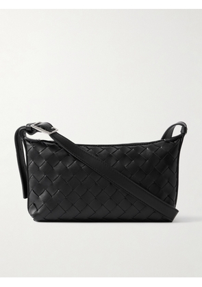 Bottega Veneta - Intrecciato Leather Messenger Bag - Men - Black