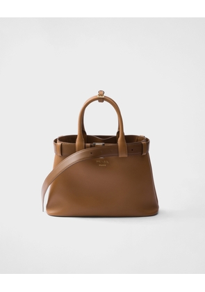 Prada Buckle small leather handbag with belt
