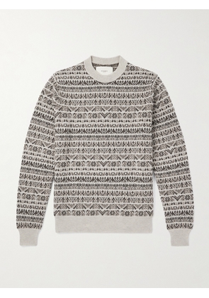Purdey - Vigo Slim-Fit Fair Isle Wool Sweater - Men - Neutrals - S