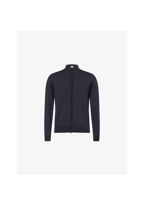 Mens John Smedley Claygate Mock-Turtleneck Wool Jacket