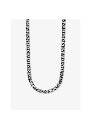 Mens Clocks And Colours Scorpion x Woven Sterling-Silver Necklace