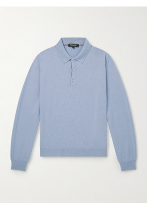 Loro Piana - Cashmere Polo Shirt - Men - Blue - IT 48