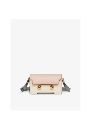 Womens Marni Trunkaroo Mini Leather Shoulder Bag