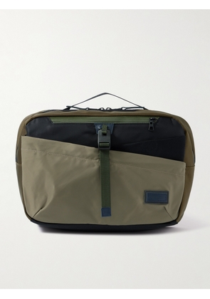 Master-Piece - Scramble Shell and Nylon Oxford Messenger Bag - Men - Green