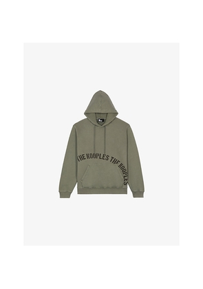 Mens The Kooples Logo-Print Regular-Fit Cotton Hoody