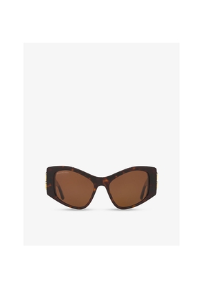 Womens Balenciaga Bb0287S Cat-Eye Tortoiseshell Acetate Sunglasses