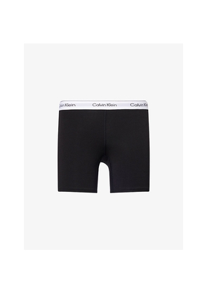 Womens Calvin Klein Icon Boxer Cotton-Blend Briefs