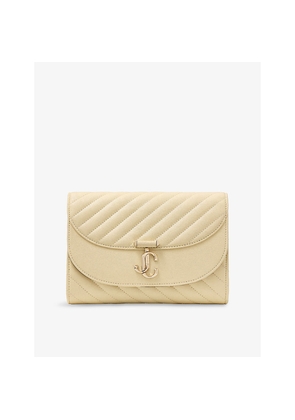Womens Jimmy Choo Curve Leather Clutch Bag