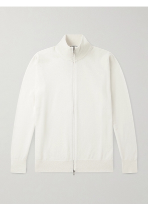 Ghiaia Cashmere - Cashmere Zip-Up Sweater - Men - Neutrals - S