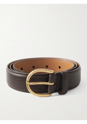 MORJAS - 3cm Full-Grain Leather Belt - Men - Brown - EU 85