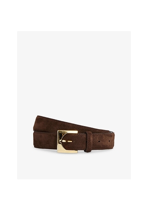 Womens Reiss Belinda Suede Belt