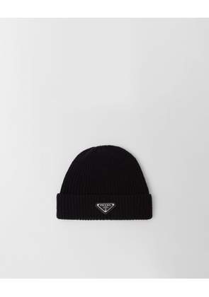 Wool and cashmere beanie