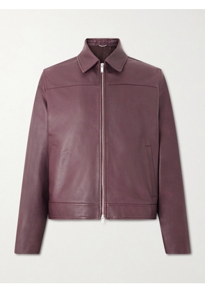 Lardini - Pawoody Full-Grain Leather Jacket - Men - Brown - IT 46