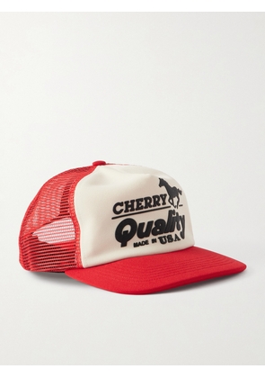 Cherry Los Angeles - Printed Foam and Mesh Trucker Cap - Men - Red